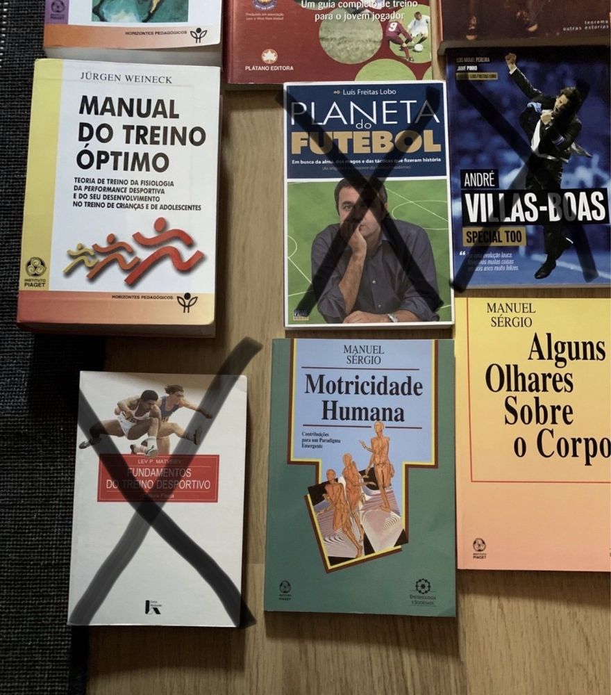 Livros de Futebol, Desporto e Treino Desportivo