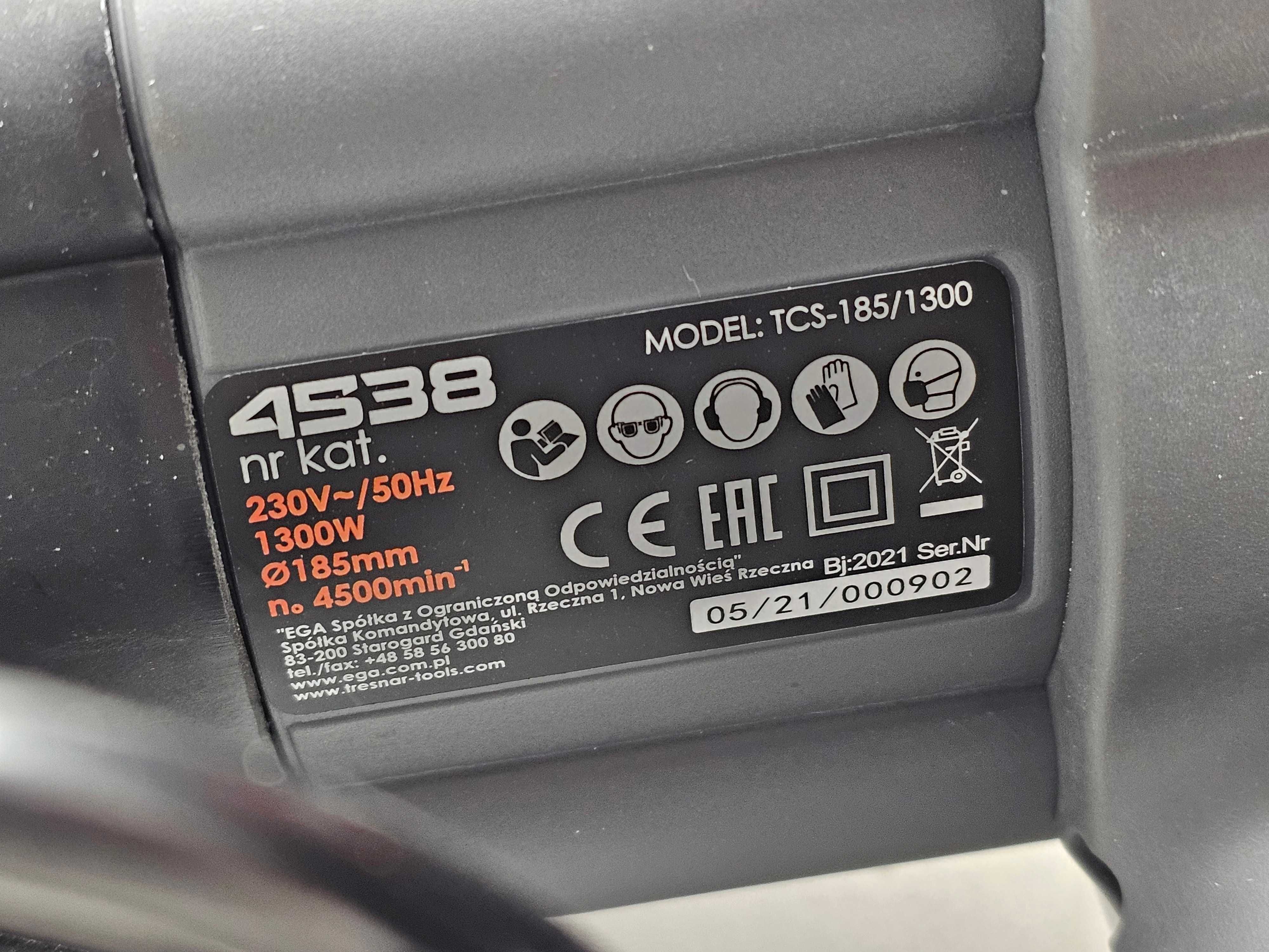 Piła Pilarka Tarczowa 1300W Tresnar TCS-185  * Komis Madej Gorlice