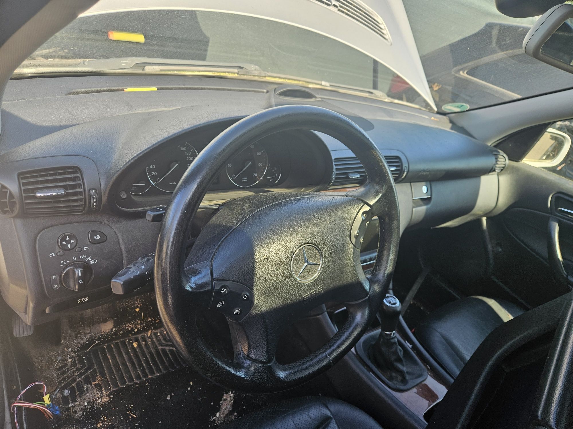 Deska konsola airbag pasy Mercedes C Klasa W203 lift