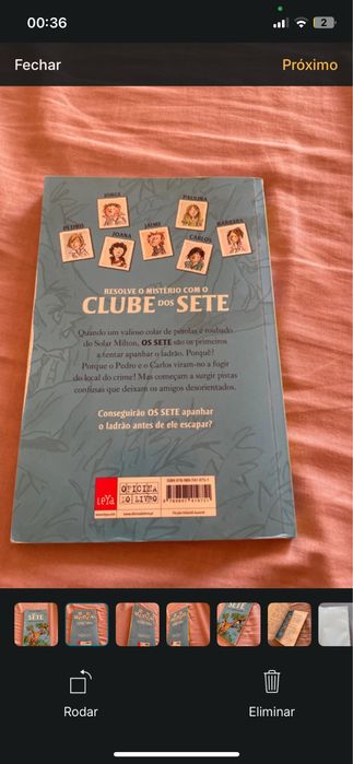 Livro “Os Sete Uma aventura dos Sete”