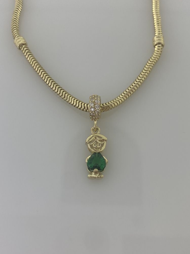 Złoty element charms na bransoletkę Pandora, Próba 585. Nowy (4121)