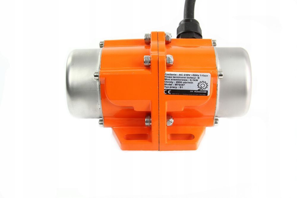 Silnik Wibracyjny 1-Fazowy 100 W 230V 2950 Obr./Min Asynchroniczny