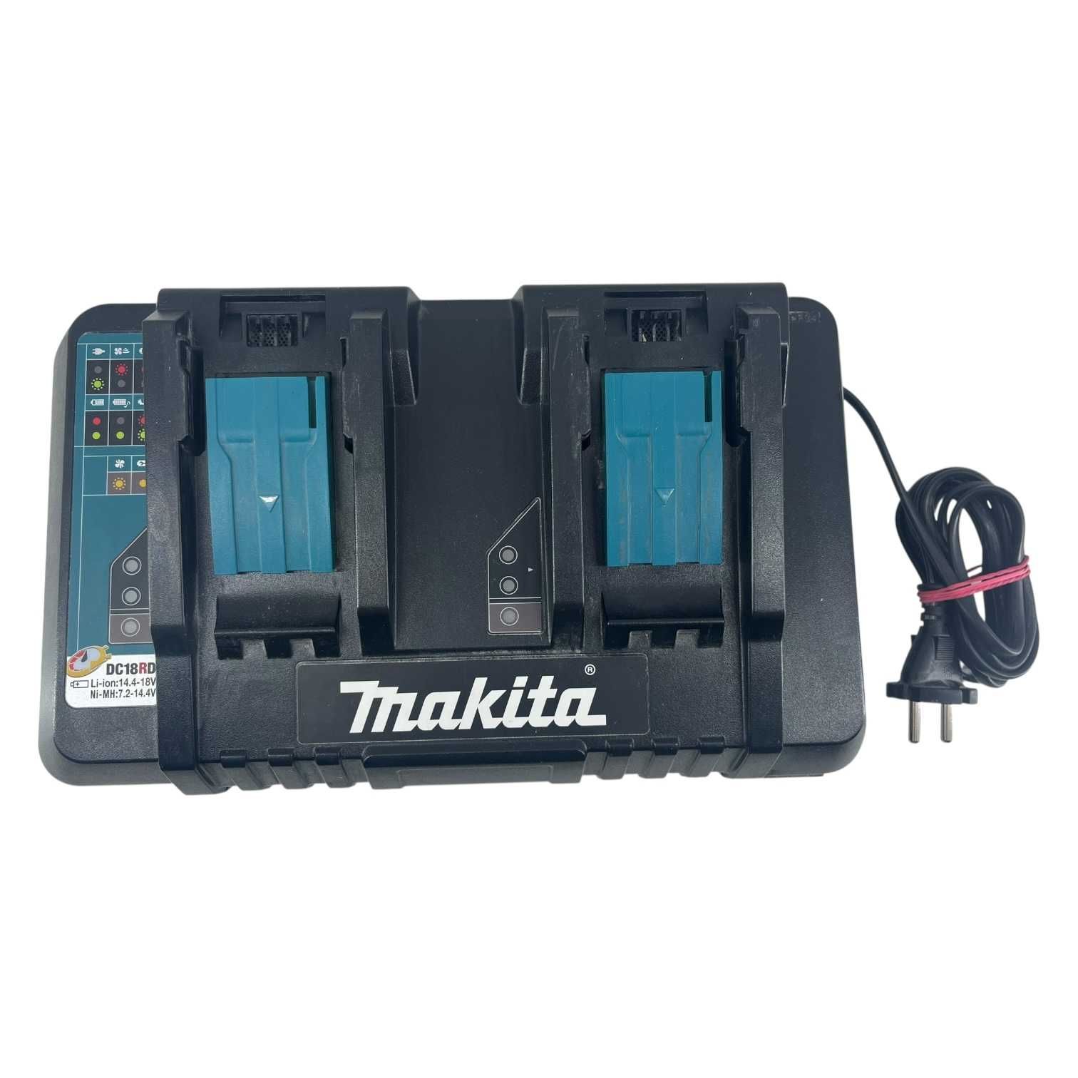 Klucz udarowy makita dtw1001+dwuportowa szybka ładowarka makita dc18rd