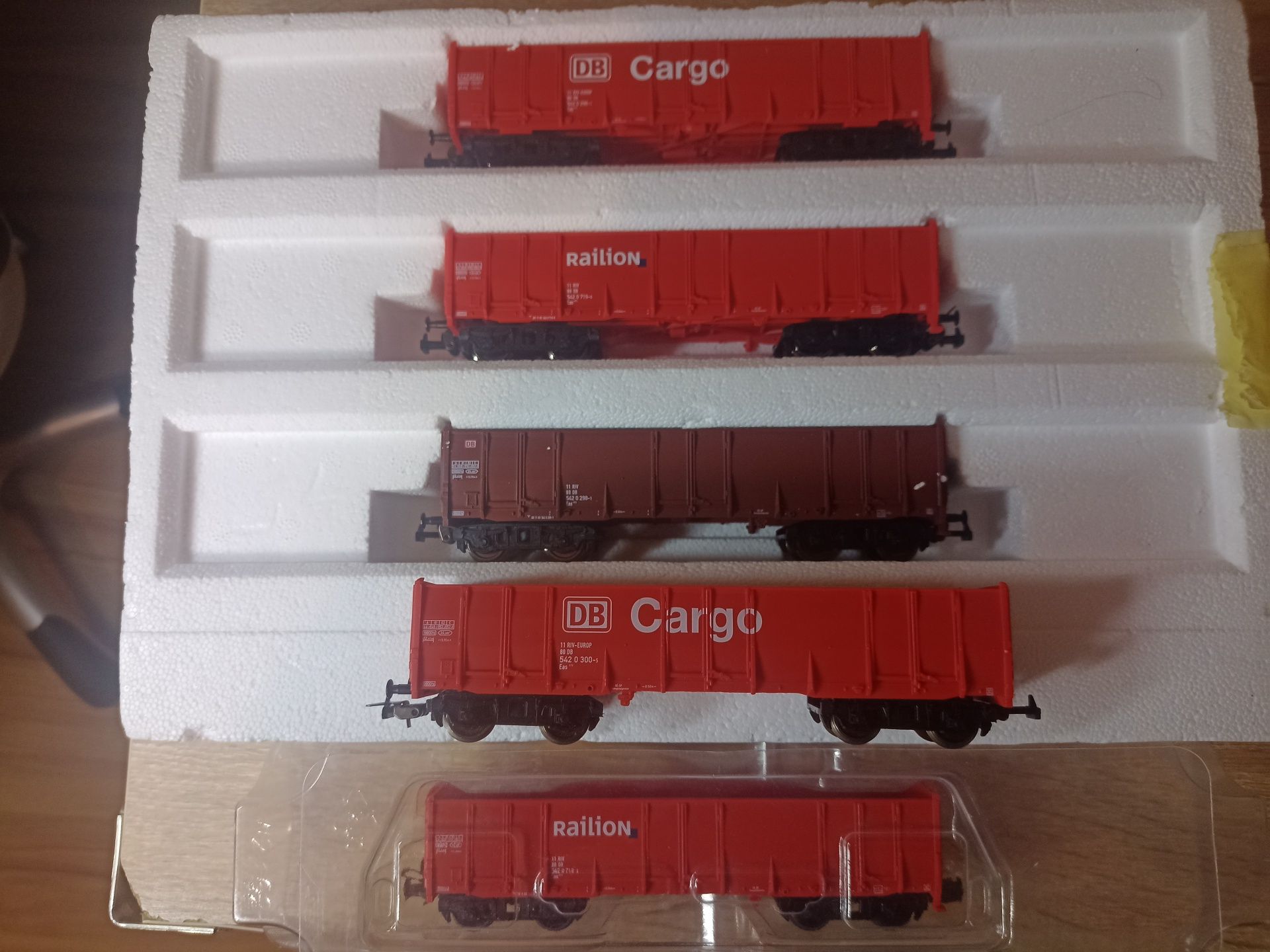Zestaw 5 węglarek DB Cargo Railio  h0