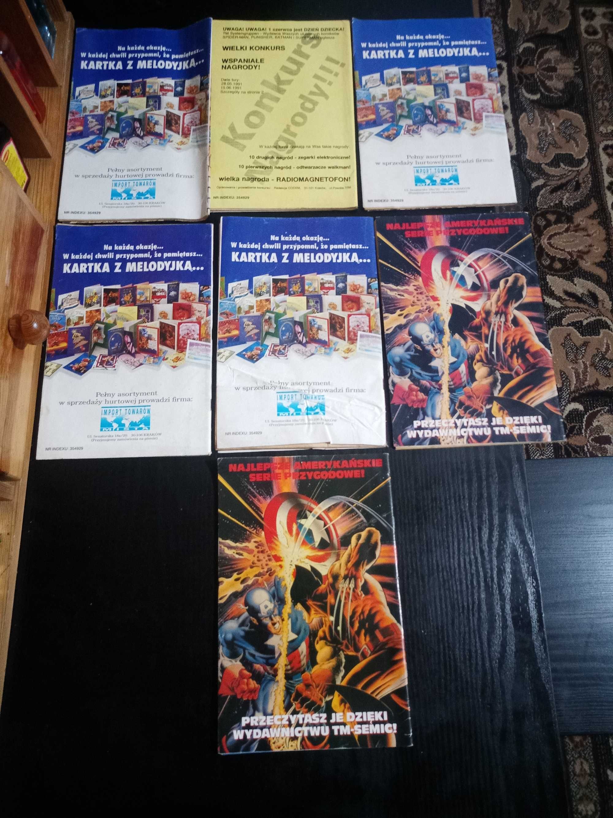 Spiderman 4/91, 5/91, 6/91, 8/91, 9/91, 4/92, 5/92
