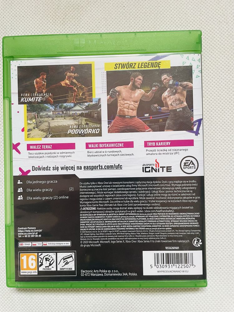 Gra UFC 4 na Xbox One / Series
