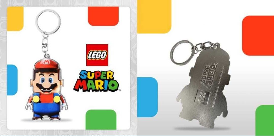 Lego Supermario porta chaves