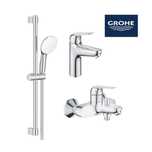 Акция!!! Grohe Набор смесителей для ванны Euroeco New 3 в 1