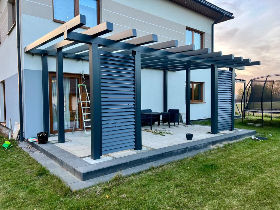 Pergola Aluminiowa/Zadaszenie tarasu/Ogród Zimowy - Na wymiar