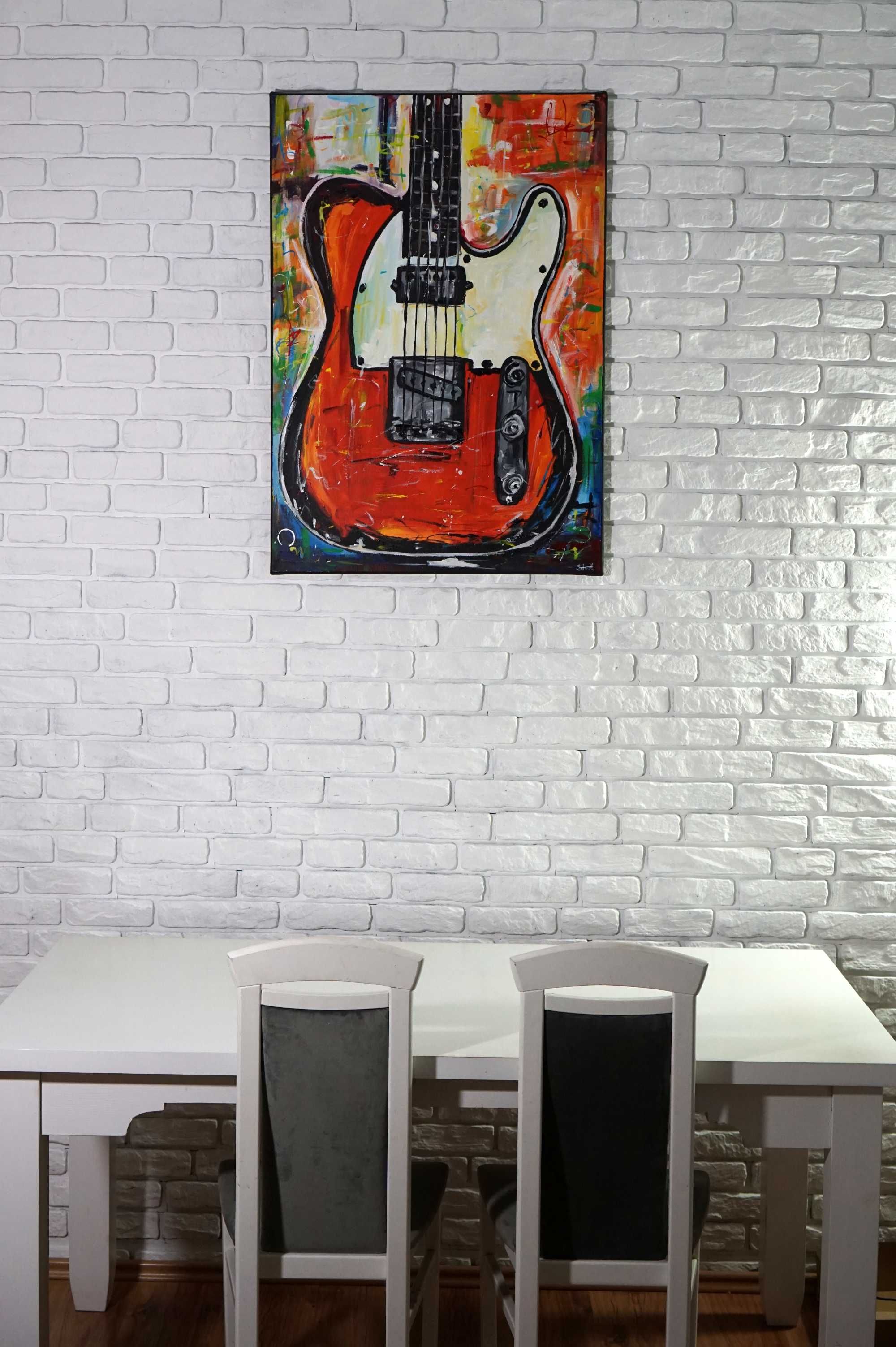 Duży obraz olejny oryginalny ręcznie malowany abstrakcja pop art