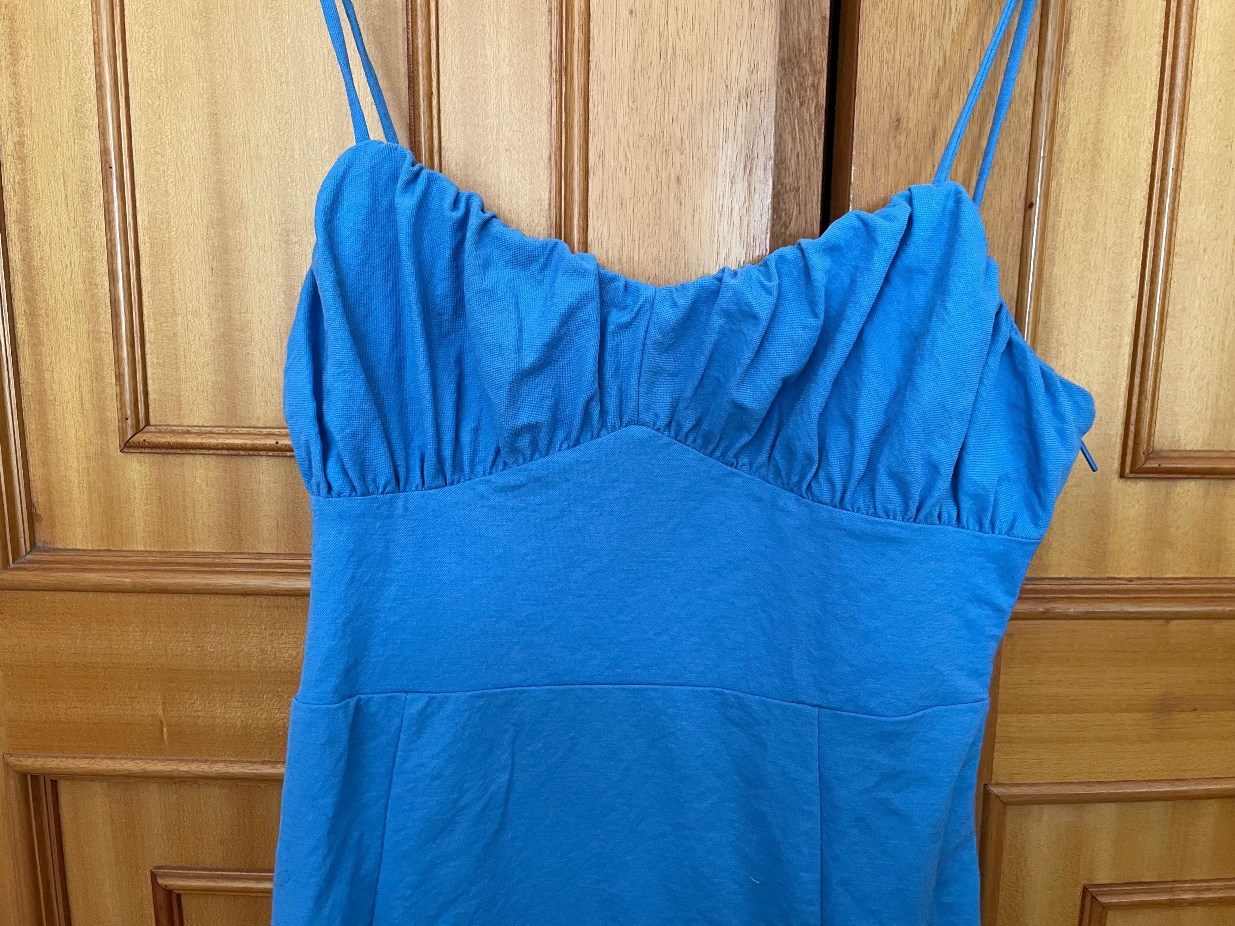 Vestido Azul Mango
