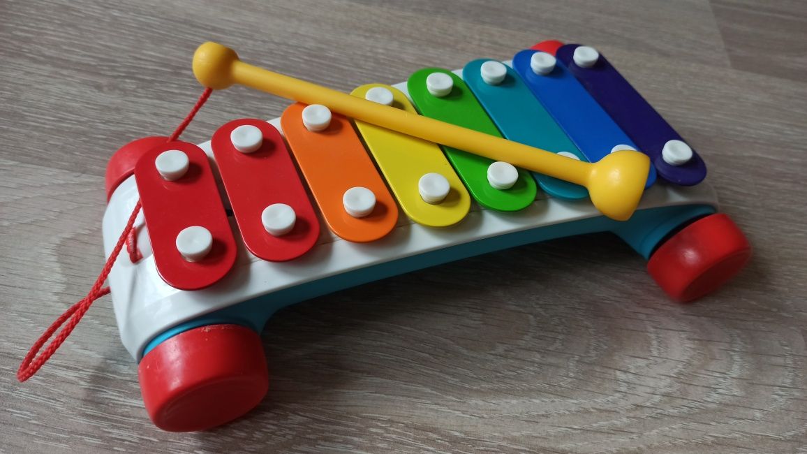 Cymbałki Ksylofon + Wesoły Padzik - Fisher Price