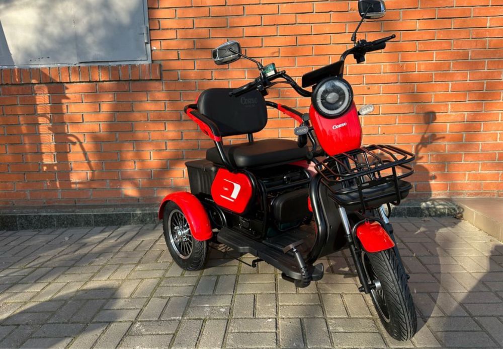 ‼️ДоставкаБезкоштовна‼️2025рТрицикл Corso Logan1200Вт72V/20A