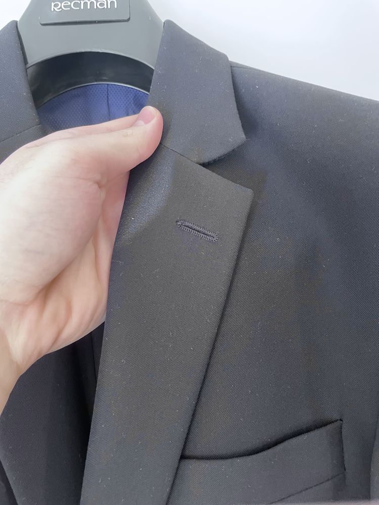 Garnitur granatowy recman męski 190cm wsrostu