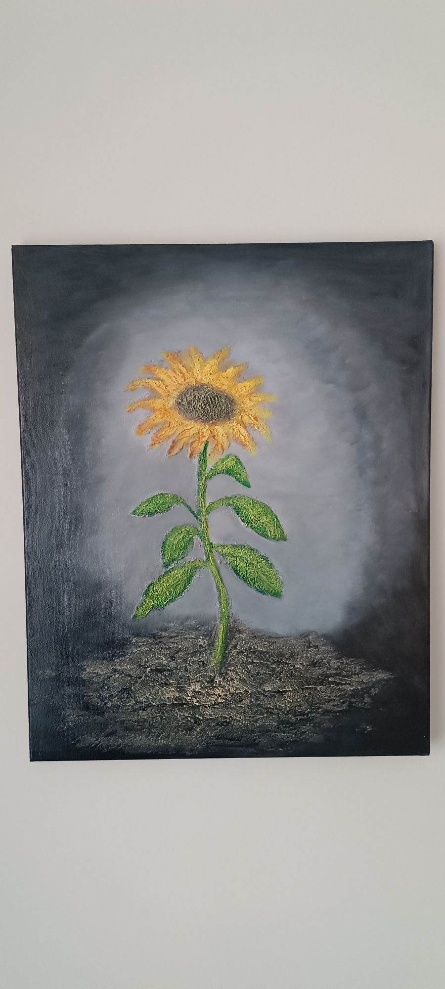 Інтер'єрна картина "Соняшник". 40х50