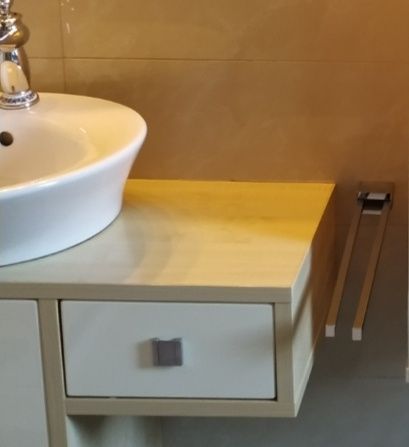 Zestaw łazienkowy 4 elementy stal nierdzewna
