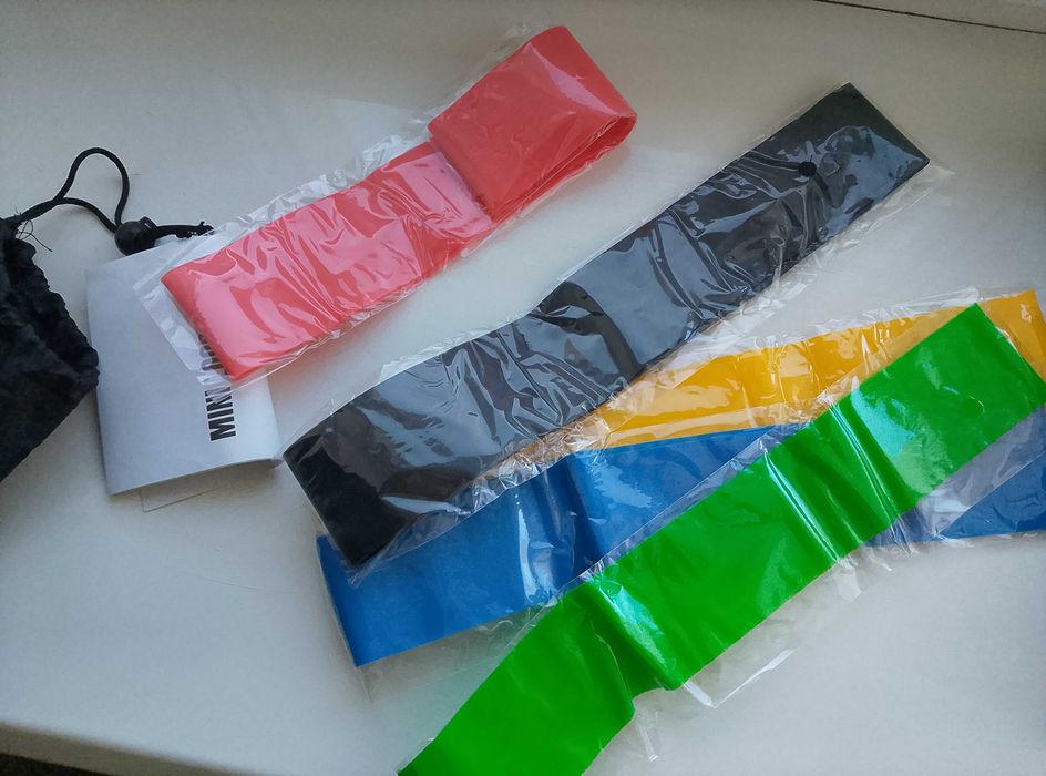 Фитнес резинки (5шт.) с сумочкой