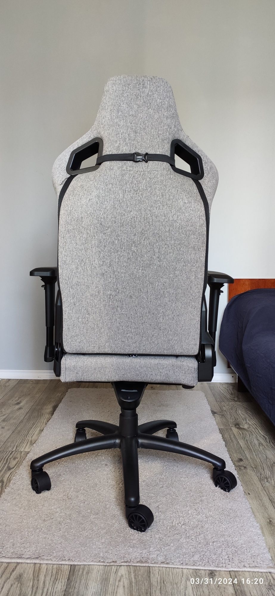 Ігрове крісло / Игровое кресло GT Racer X-8004 Fabric gray