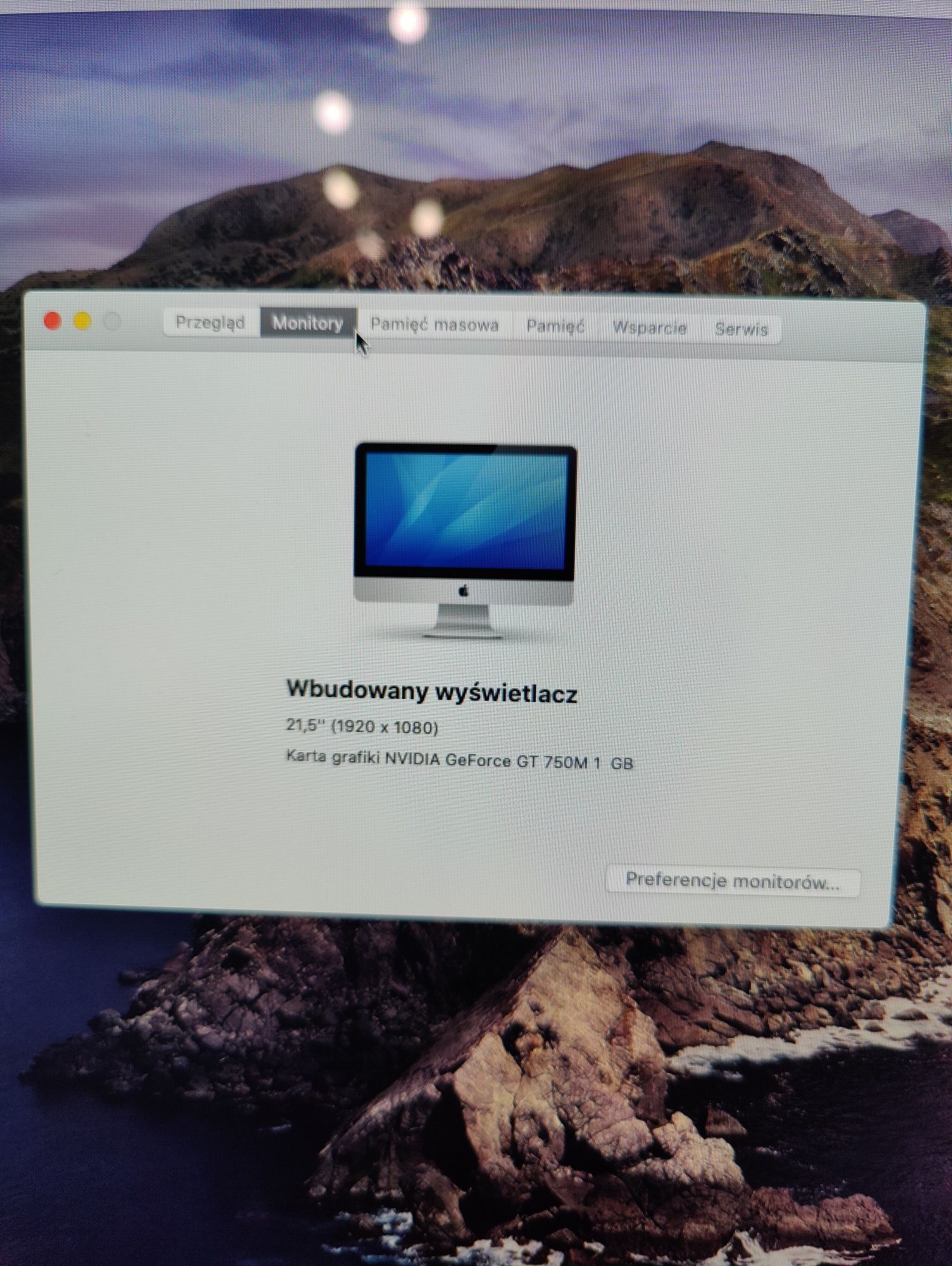 Komputer iMac 21,5 late 2013