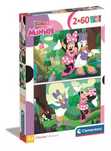 Clementoni Puzzle 2x60el SuperColor Minnie Mouse 24815. Clementoni