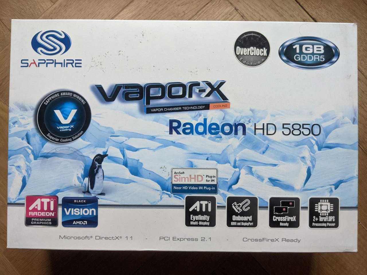 Sapphire Radeon HD 5850 Vapor-X 1GB GDDR5 256bit