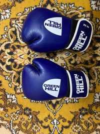 Перчатки боксерские  Green Hill  Синие 10 oz