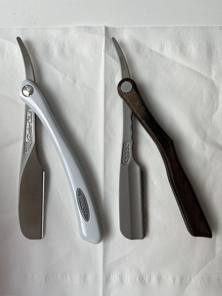 Шаветки FEATHER ARTIST CLUB DX ACD-R та Artist Club SS Wood handle