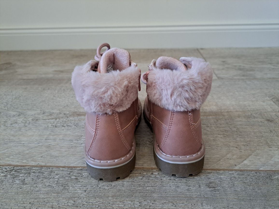 Buty zimowe dziewczęce/ traperki - rozm 26