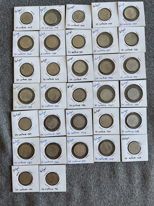 moedas 50 centavos 27’ a 68’
