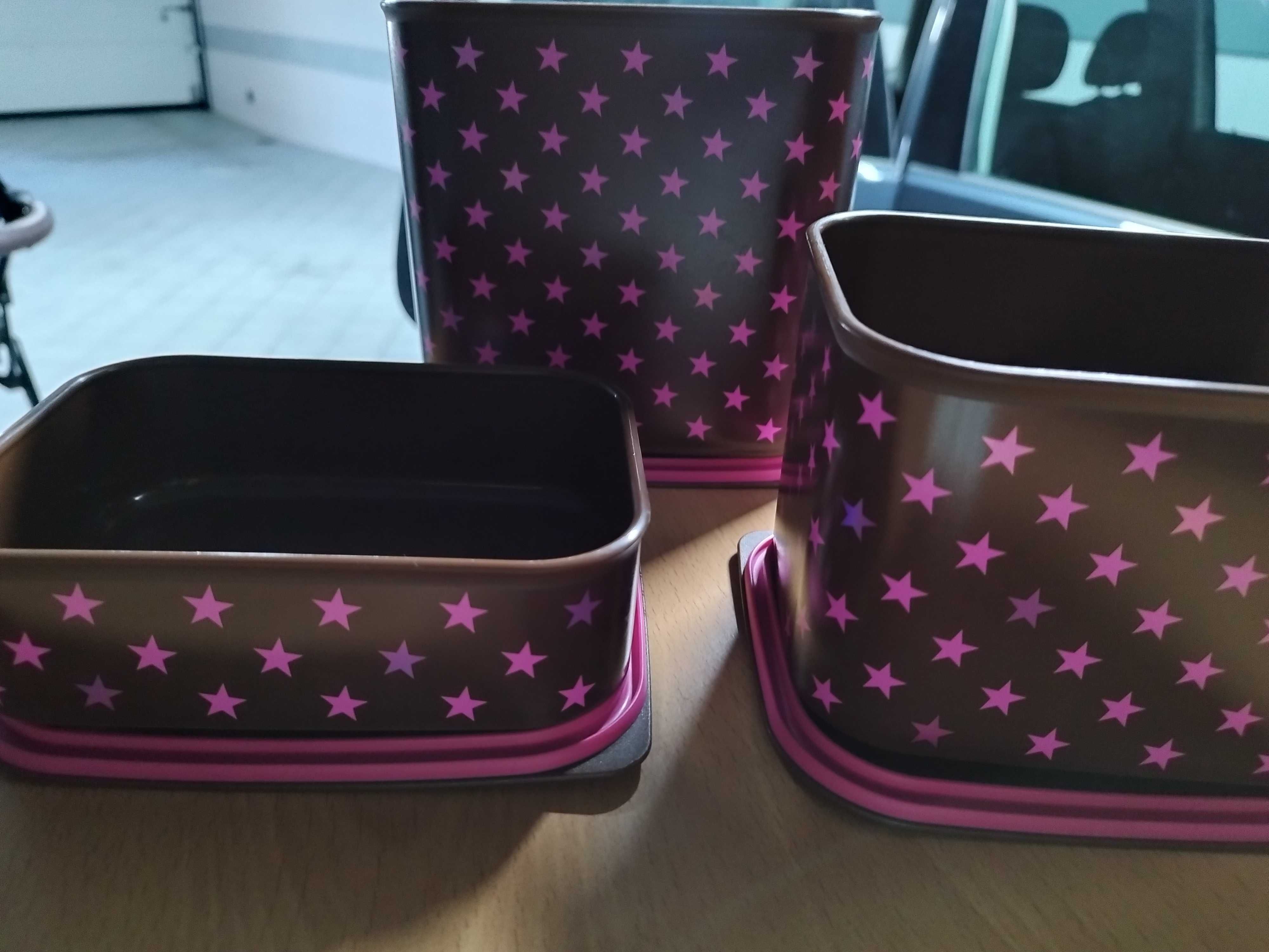 Conjunto Tupperware estrelas