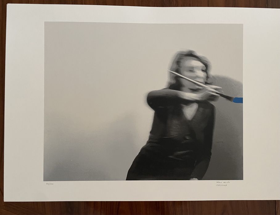 Serigrafia Helena Almeida Assinada