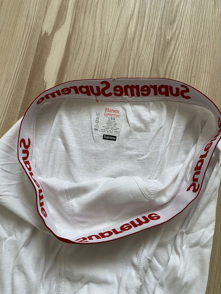 Bokserki Boxerki Supreme x Hanes size L - Nowe Oryginalne 1 szt.