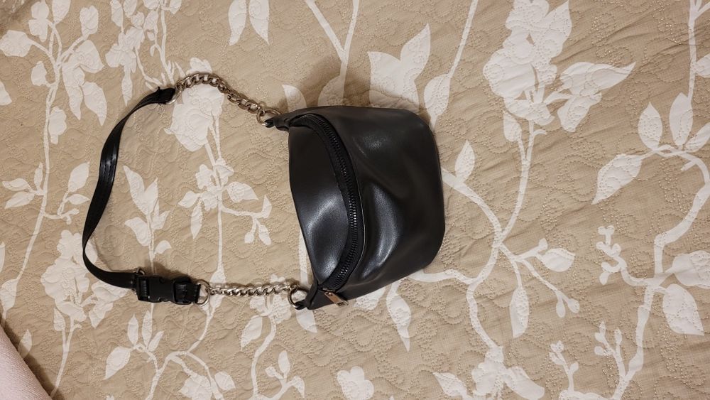 Сумка шкіряна бананка