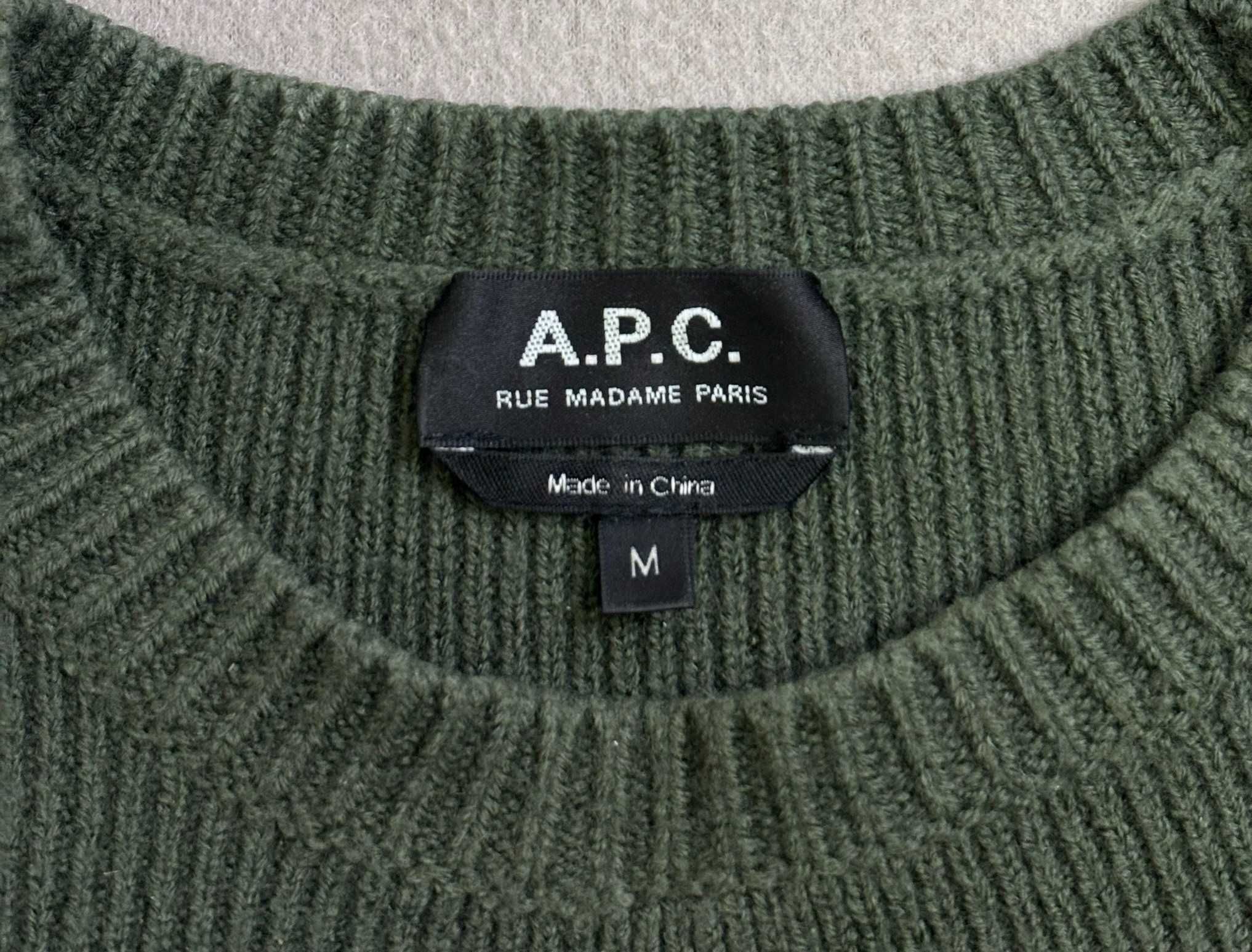 Sweter A.P.C Rue Madame Paris roz. M