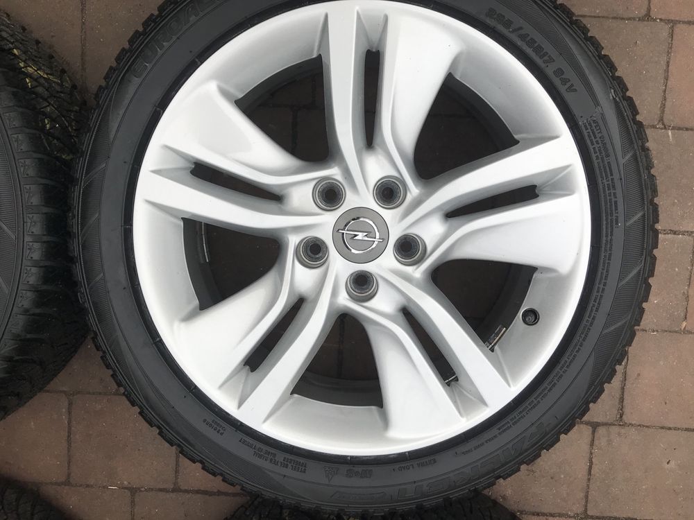 Felgi Aluminiowe 17” OPEL 5x110 Oryginał Czujniki Jak Nowe