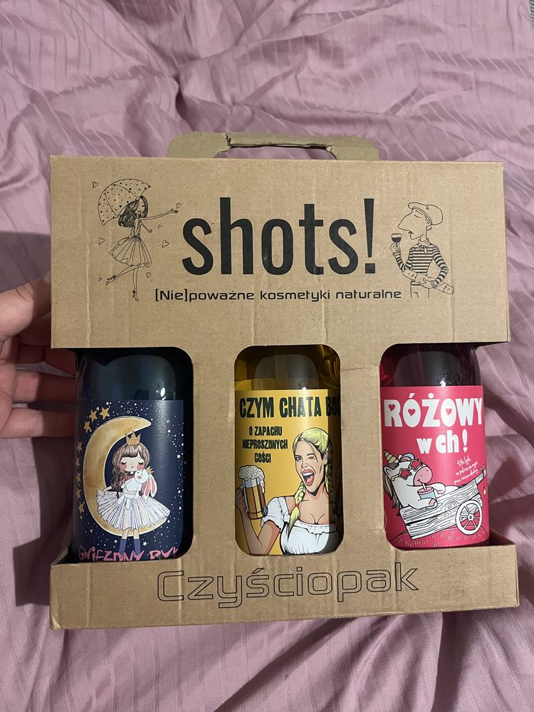 Czyściopak Shots! GWIEZDNY żele do mycia