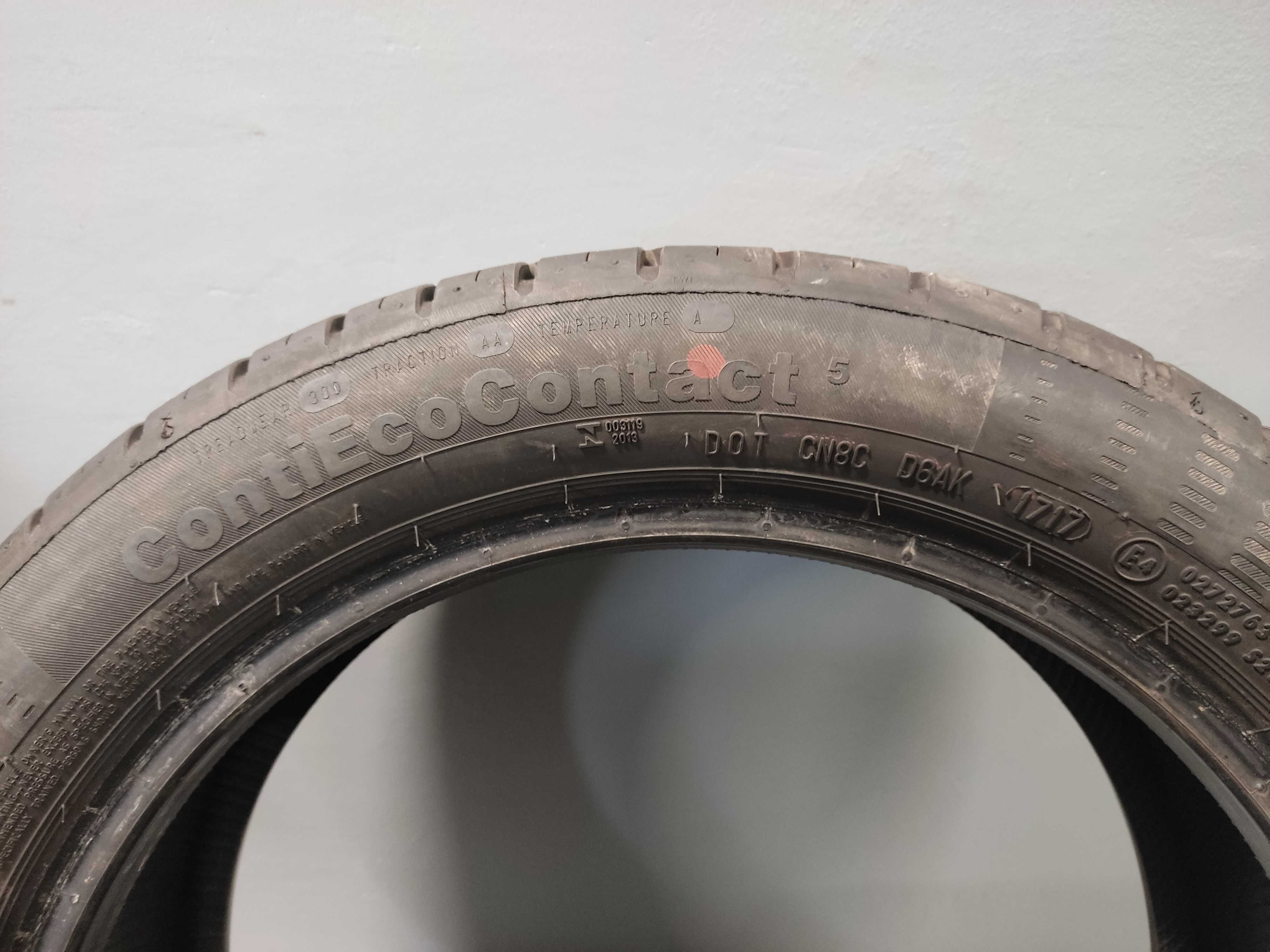 2x185/50R16 Continental ContiEcoContact 5, Jak Nowe, 81H
