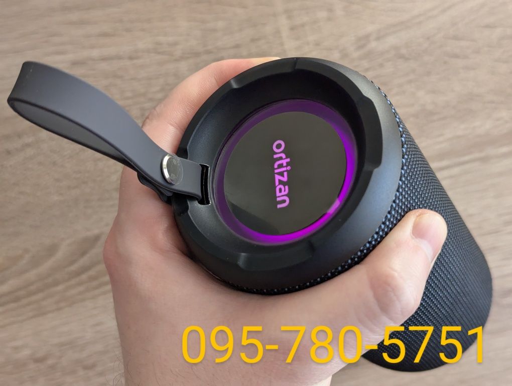 Колонка Bluetooth Ortizan X8 Pro 40W, СУПЕРБАС, стерео, IPX7, SD карта