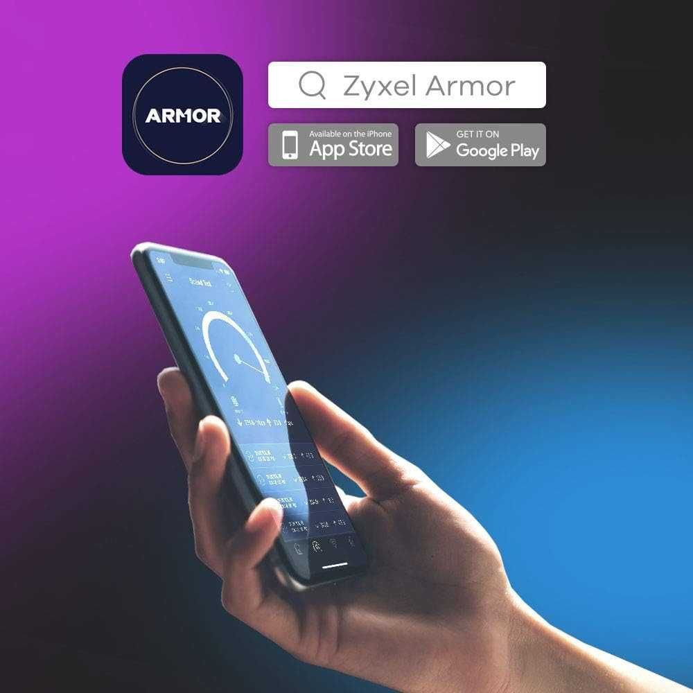 Router WiFi Zyxel Armor G1 Ac2600 NBG6818-EU0102F 1000 MHz