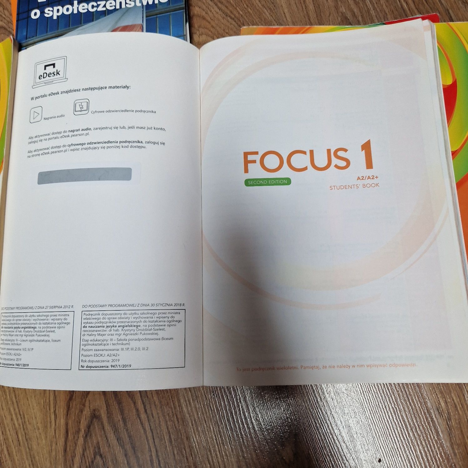Focus 1 Student's book second edition A2/A2+