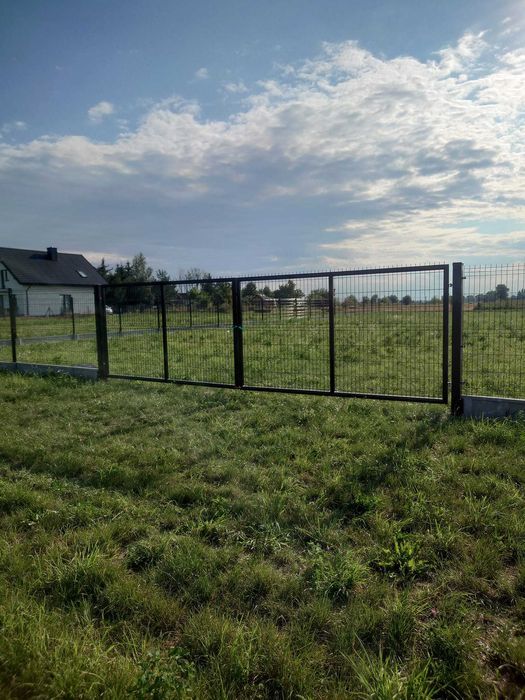 Ogrodzenia ogrodzenie panelowe panele słupki brama furtka płot palety