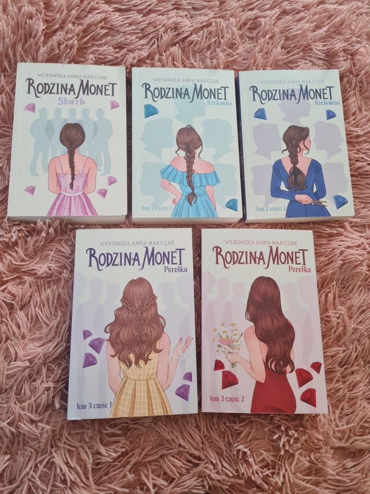 Seria "Rodzina Monet" (5 książek) Weronika Anna Marczak