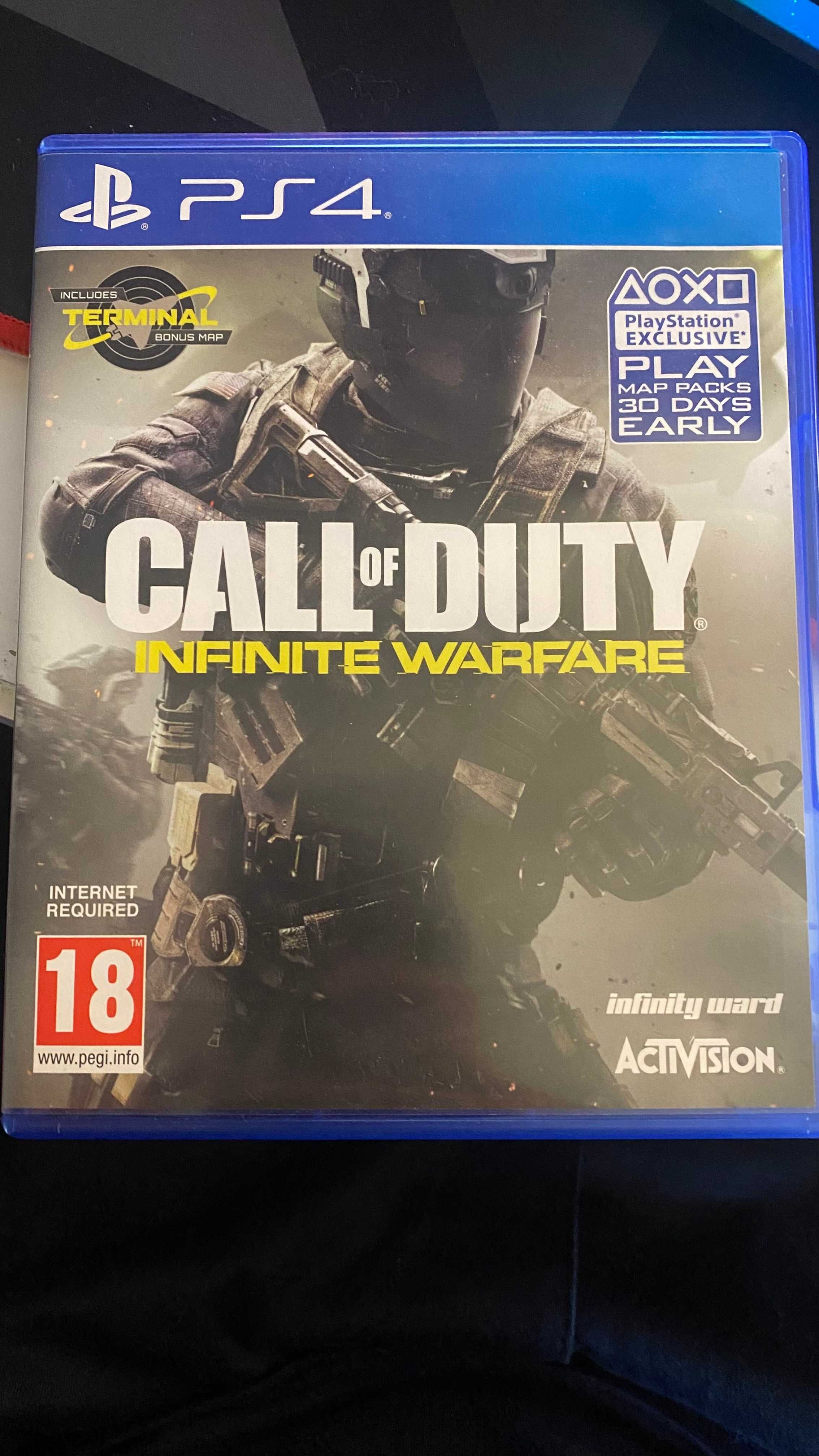 Jogo Spider Man PS4  e Jogo Call of Duty Infinite warfare