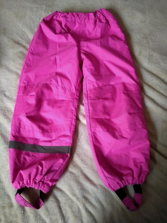 Spodnie H&M na sporty zimowe łyżwy narty dla dziewczynki r. 116