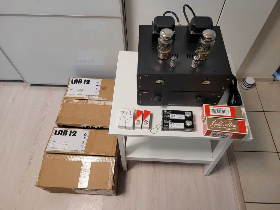 Końcówka mocy LAB12 mighty + pasywny przedwzmacniacz true stan Ideał!!