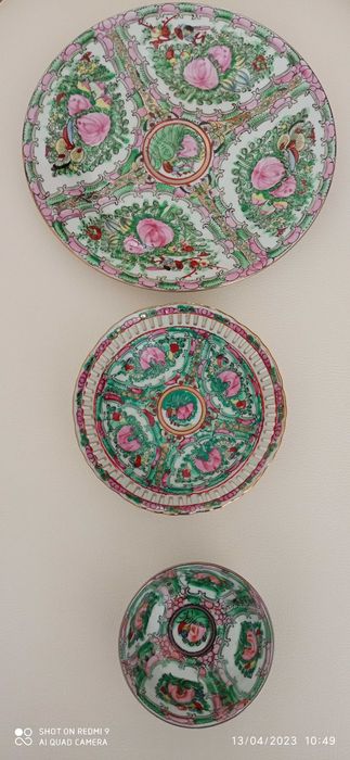 4 Peças de porcelana chinesa