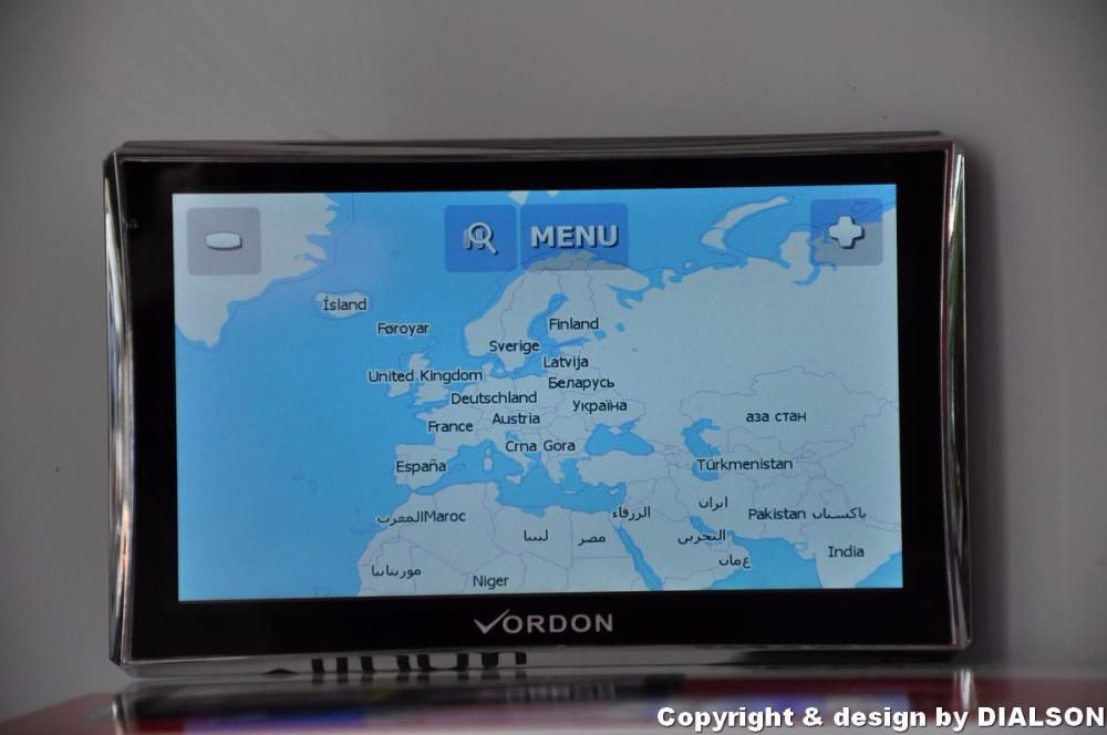 Nowa Nawigacja Samochodowa VORDON 5' Dożywotnio Mapy EU PL GPS AV FVAT
