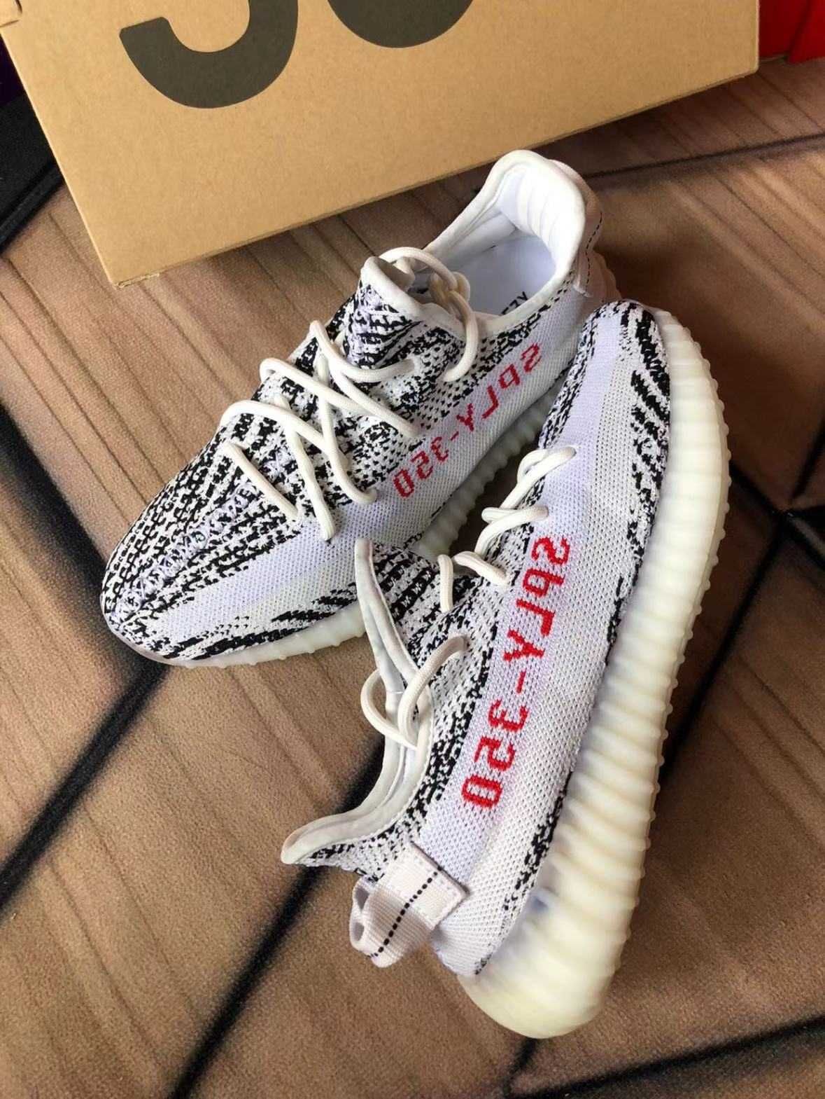 adidas _Nowy*Yeezy_ Boost_350V2_Zebra*UnisexTrampk.43