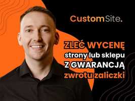 >-- Tworzenie stron www -- Sklep internetowy -- FV + Gwarancja zwrotu