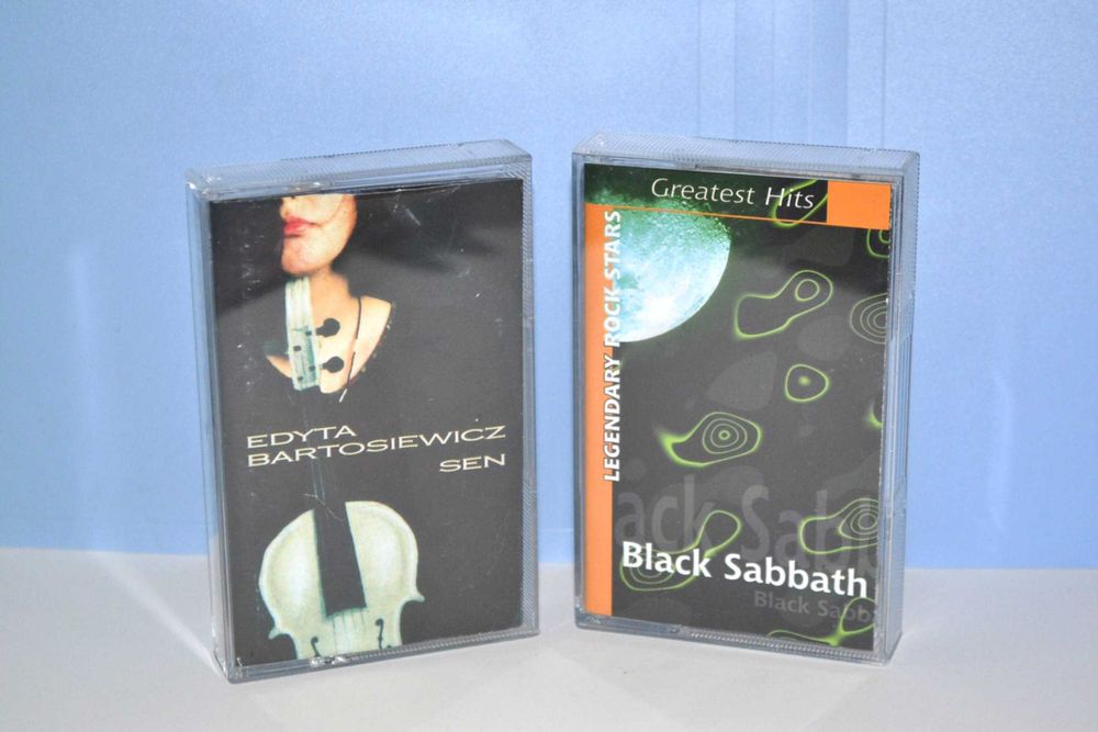 2szt zestaw kasety muzyczne BLACK SABBATH i EDYTA BARTOSIEWICZ kaseta
